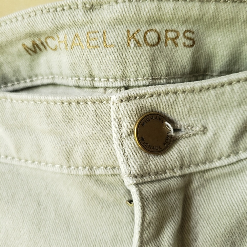 Michael Kors Skinny Light Green Denim